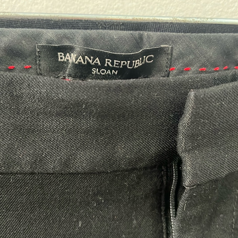 Banana Republic black Sloan fit